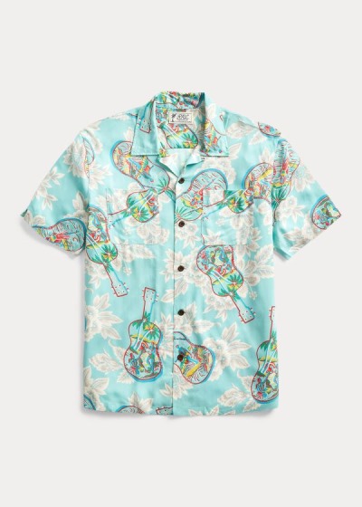 Camisa Ralph Lauren Hombre Azules / Multicolor - Tropical-Print Camp - LXZDI0721